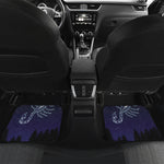 Scorpio Constellation Print Front and Back Car Floor Mats