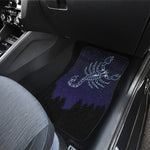 Scorpio Constellation Print Front and Back Car Floor Mats