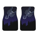 Scorpio Constellation Print Front Car Floor Mats