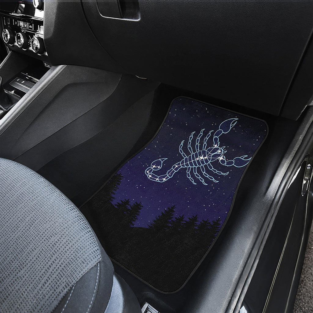 Scorpio Constellation Print Front Car Floor Mats