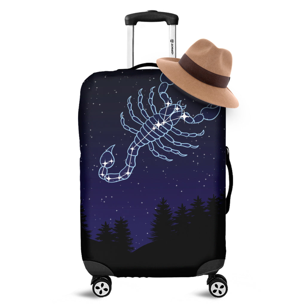 Scorpio Constellation Print Luggage Cover