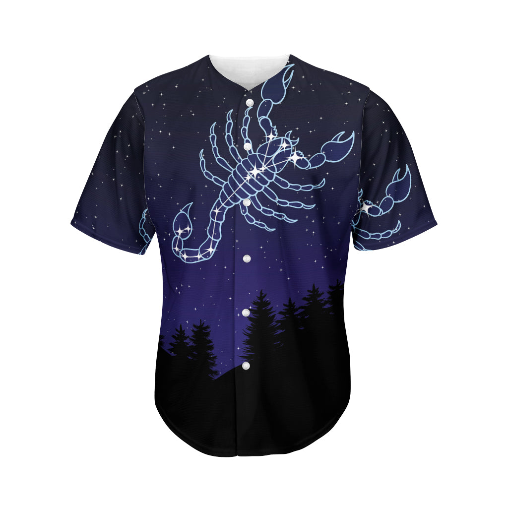 Scorpio Constellation Print Men's Baseball Jersey