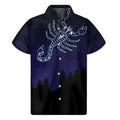 Scorpio Constellation Print Men's Short Sleeve Shirt