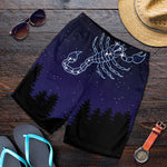 Scorpio Constellation Print Men's Shorts