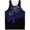 Scorpio Constellation Print Men's Tank Top