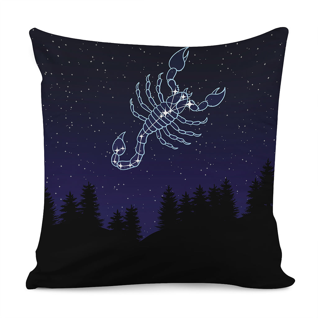 Scorpio Constellation Print Pillow Cover