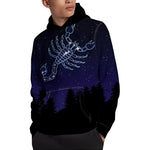 Scorpio Constellation Print Pullover Hoodie