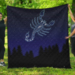 Scorpio Constellation Print Quilt