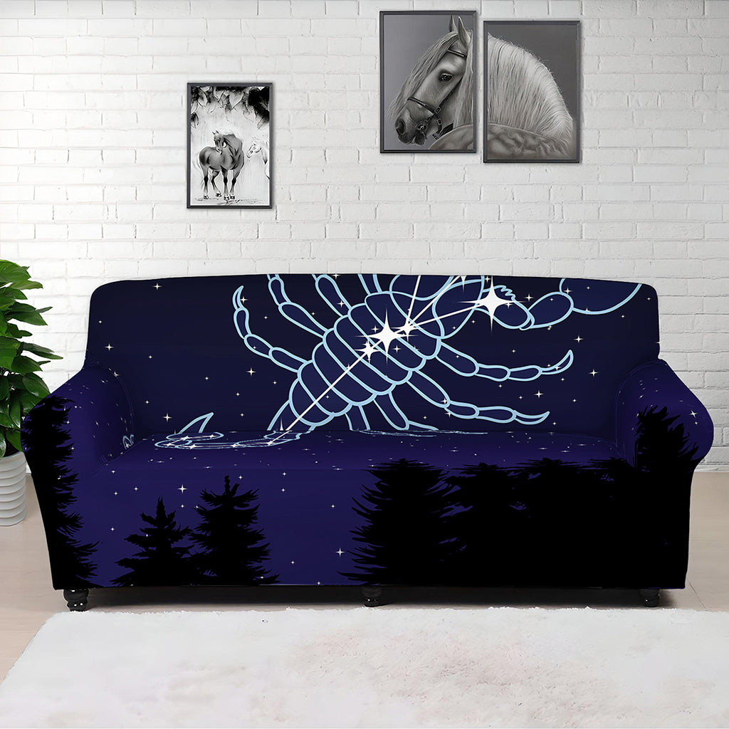 Scorpio Constellation Print Sofa Cover