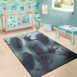 Screaming Horror Ghost 3D Print Area Rug