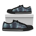 Screaming Horror Ghost 3D Print Black Low Top Sneakers