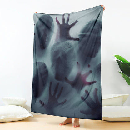 Screaming Horror Ghost 3D Print Blanket