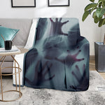 Screaming Horror Ghost 3D Print Blanket