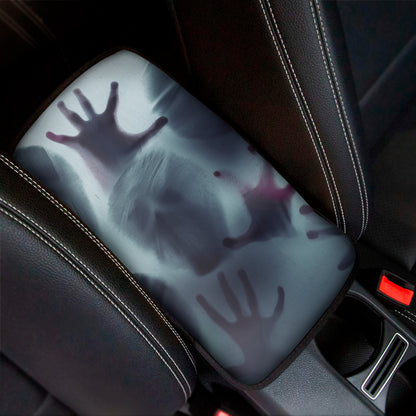 Screaming Horror Ghost 3D Print Car Center Console Cover