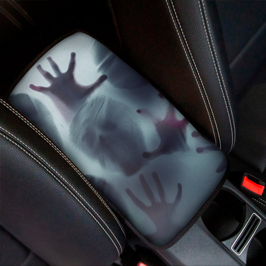 Screaming Horror Ghost 3D Print Car Center Console Cover