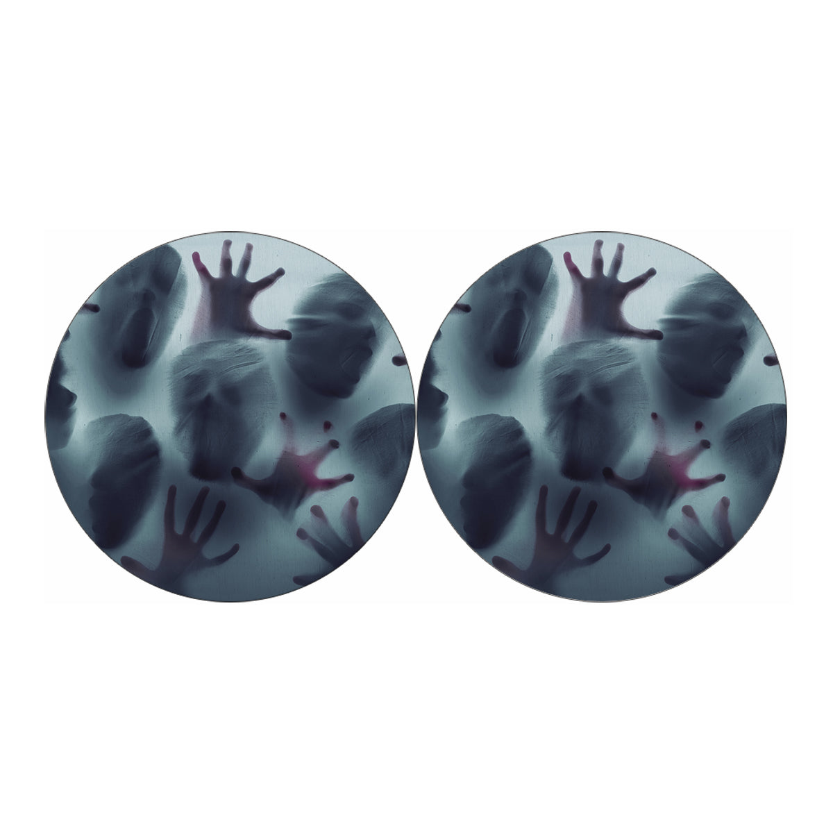 Screaming Horror Ghost 3D Print Car Coasters