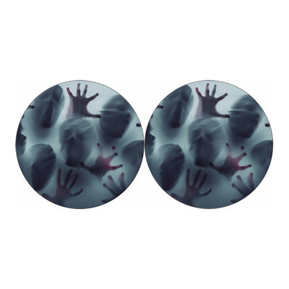 Screaming Horror Ghost 3D Print Car Coasters