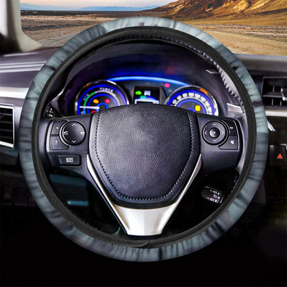 Screaming Horror Ghost 3D Print Car Steering Wheel Cover