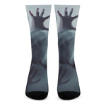 Screaming Horror Ghost 3D Print Crew Socks