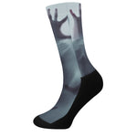 Screaming Horror Ghost 3D Print Crew Socks