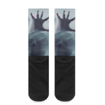 Screaming Horror Ghost 3D Print Crew Socks