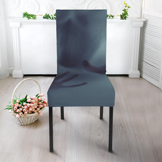 Screaming Horror Ghost 3D Print Dining Chair Slipcover