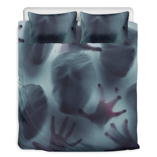 Screaming Horror Ghost 3D Print Duvet Cover Bedding Set