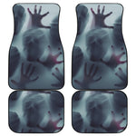 Screaming Horror Ghost 3D Print Front and Back Car Floor Mats