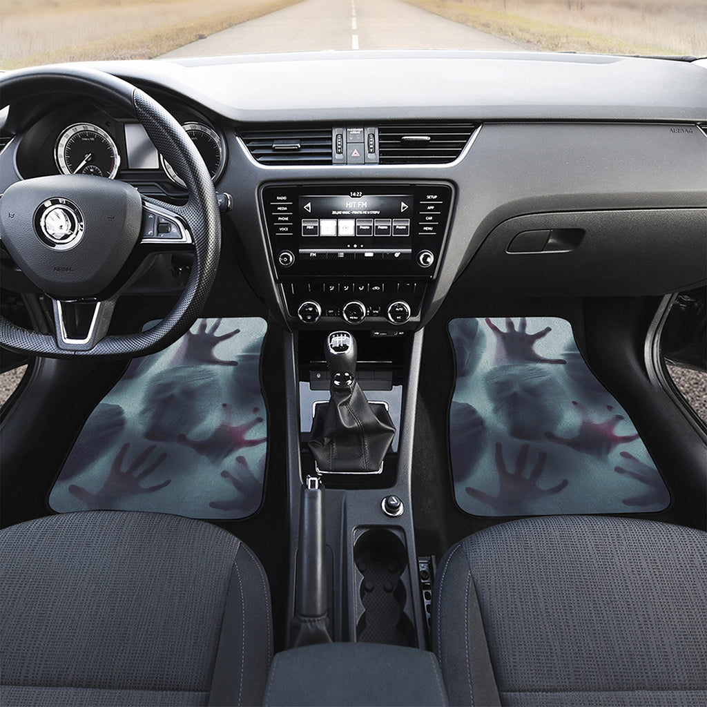 Screaming Horror Ghost 3D Print Front and Back Car Floor Mats