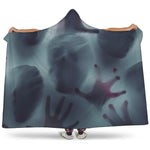 Screaming Horror Ghost 3D Print Hooded Blanket
