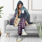 Screaming Horror Ghost 3D Print Hooded Blanket