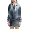 Screaming Horror Ghost 3D Print Pullover Hoodie Dress
