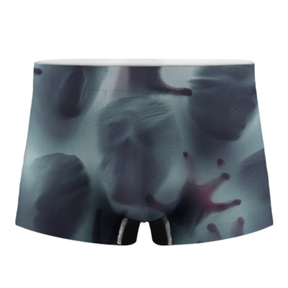 Screaming Horror Ghost 3D Print Men's Boxer Briefs