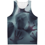 Screaming Horror Ghost 3D Print Men's Tank Top