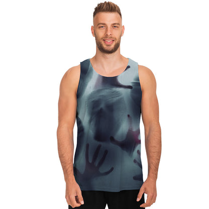 Screaming Horror Ghost 3D Print Men's Tank Top