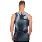 Screaming Horror Ghost 3D Print Men's Tank Top