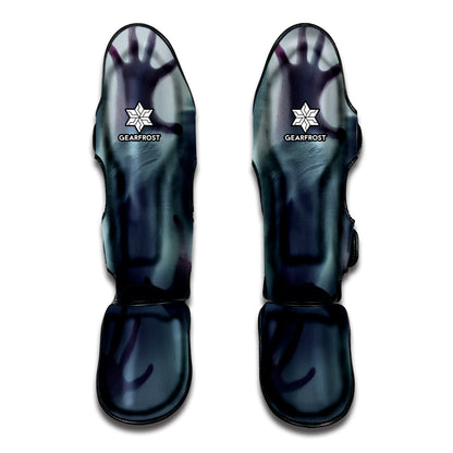 Screaming Horror Ghost 3D Print Muay Thai Shin Guard