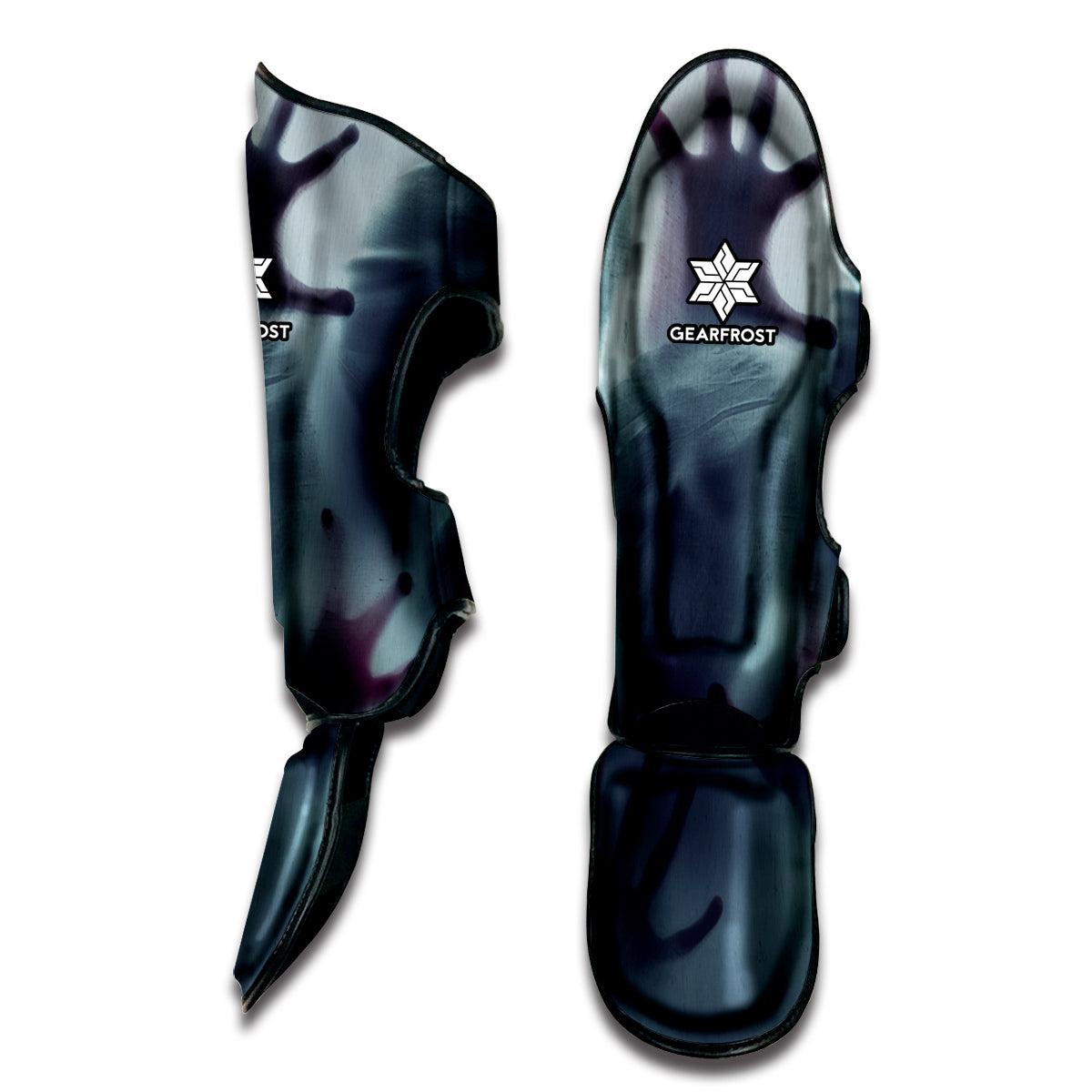 Screaming Horror Ghost 3D Print Muay Thai Shin Guard