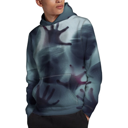 Screaming Horror Ghost 3D Print Pullover Hoodie