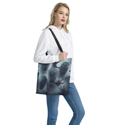 Screaming Horror Ghost 3D Print Tote Bag