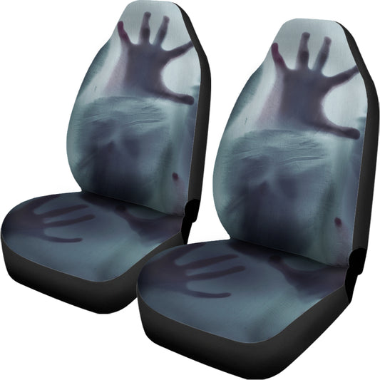 Screaming Horror Ghost 3D Print Universal Fit Car Seat Covers