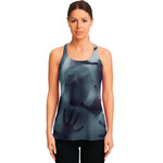 Screaming Horror Ghost 3D Print Women's Racerback Tank Top