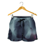 Screaming Horror Ghost 3D Print Women's Shorts