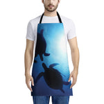 Sea Turtle Family Underwater Print Apron