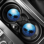 Sea Turtle Family Underwater Print Car Coasters