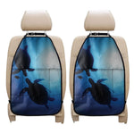 Sea Turtle Family Underwater Print Car Seat Organizers