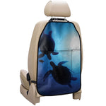Sea Turtle Family Underwater Print Car Seat Organizers