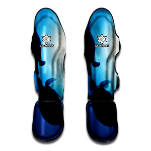 Sea Turtle Family Underwater Print Muay Thai Shin Guard