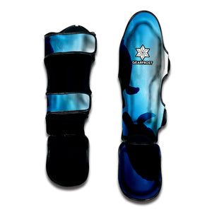 Sea Turtle Family Underwater Print Muay Thai Shin Guard