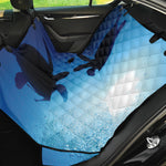 Sea Turtle Family Underwater Print Pet Car Back Seat Cover